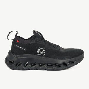 Loewe x ON Cloudtilt All Black Anagram Lace-Up Sneakers